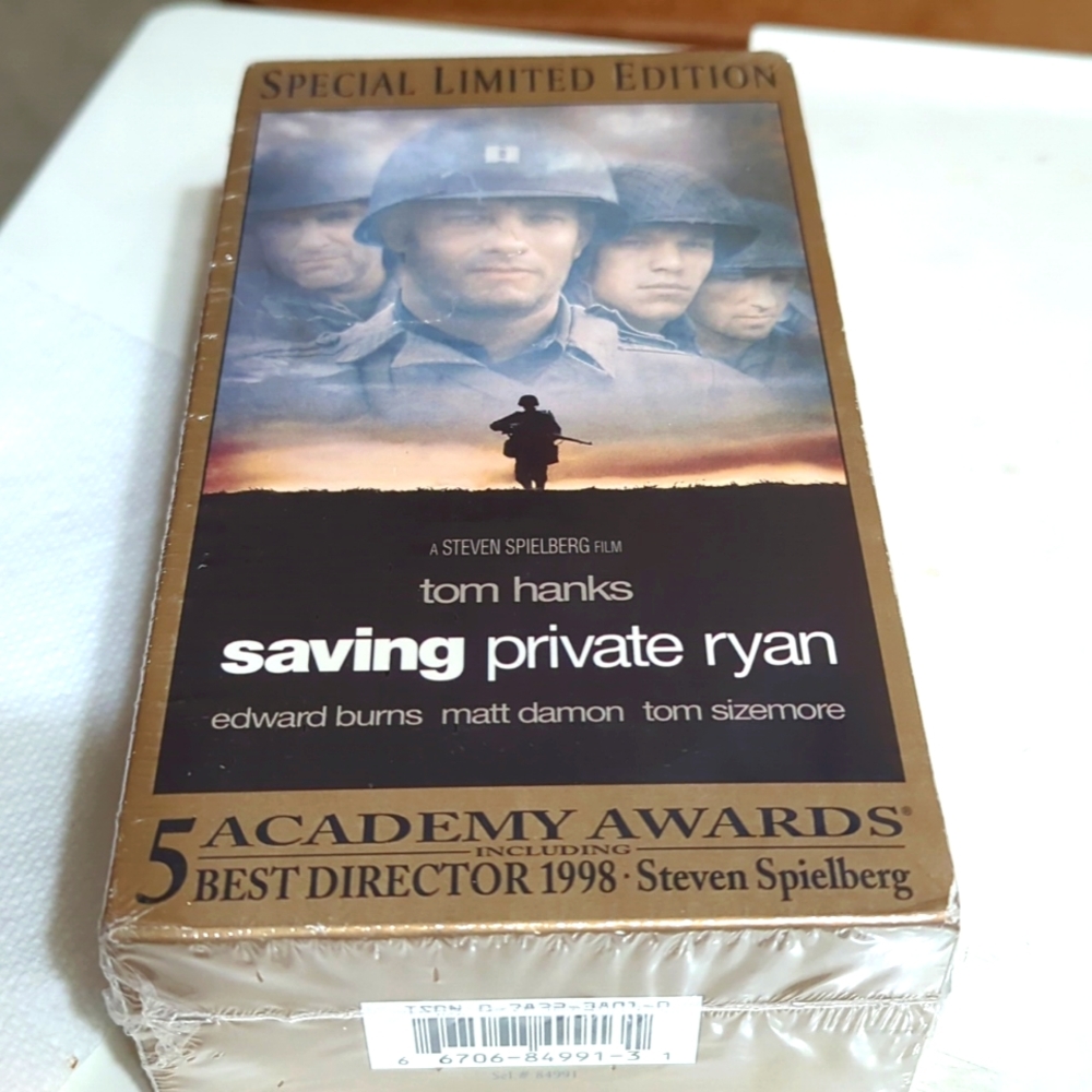 New sealed Special Edition Saving Private Ryan Double Videocassette